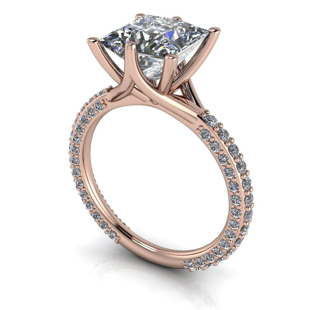 14kt rose gold Engagement Ring Bel Viaggio Designs, LLC