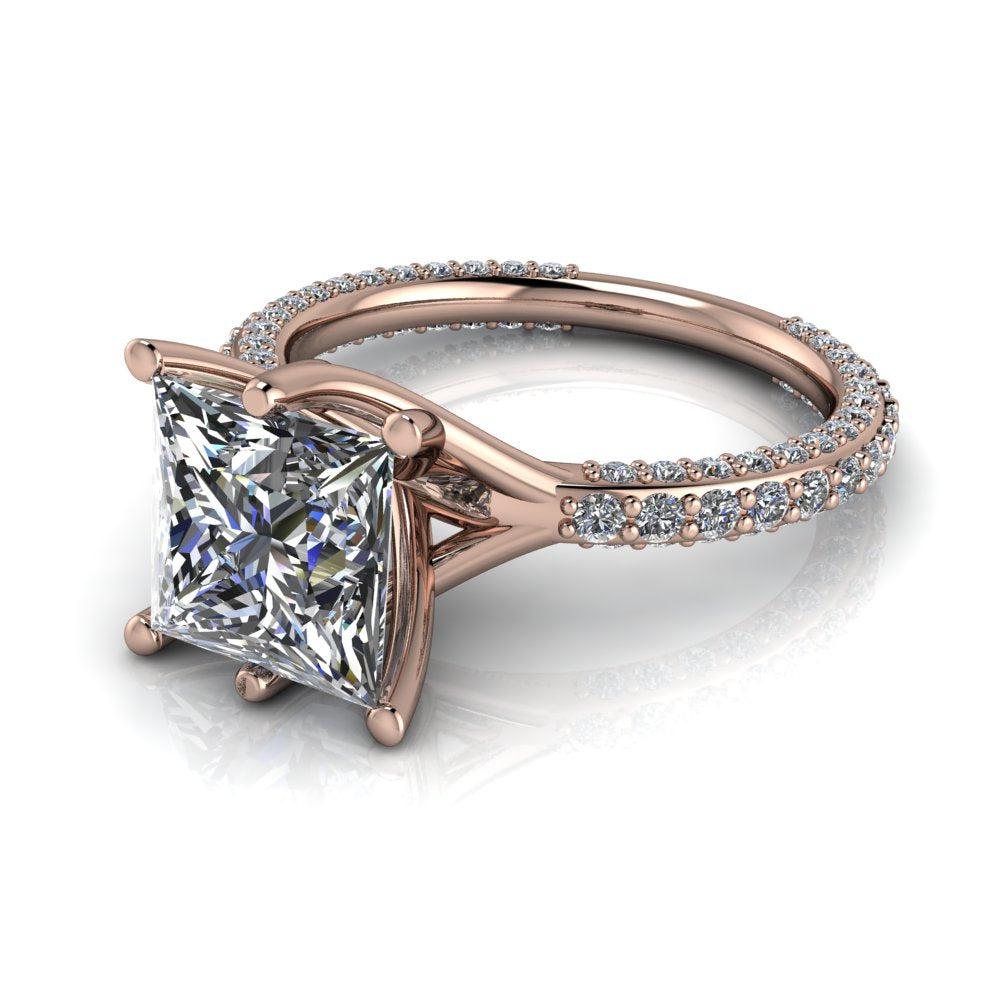 10kt rose gold Engagement Ring Bel Viaggio Designs, LLC