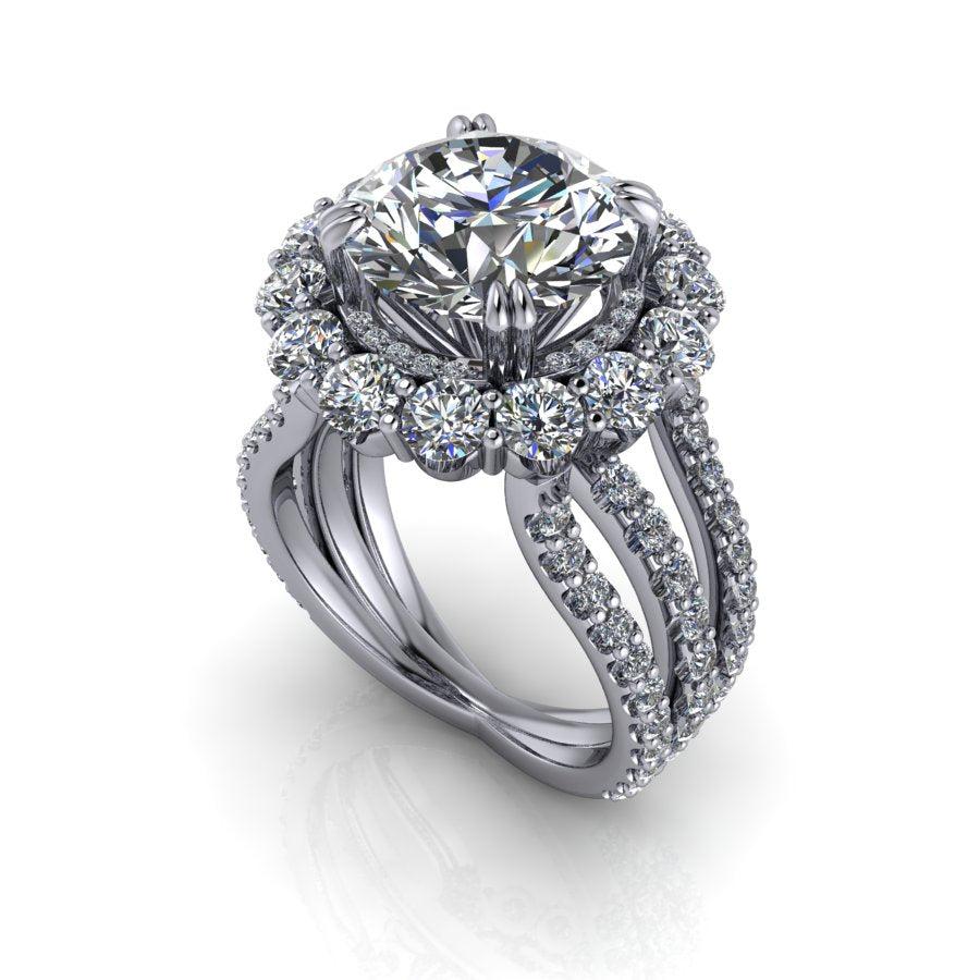 925 Silver Engagement Ring Bel Viaggio Designs, LLC