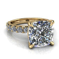 10kt yellow gold Engagement Ring Bel Viaggio Designs, LLC