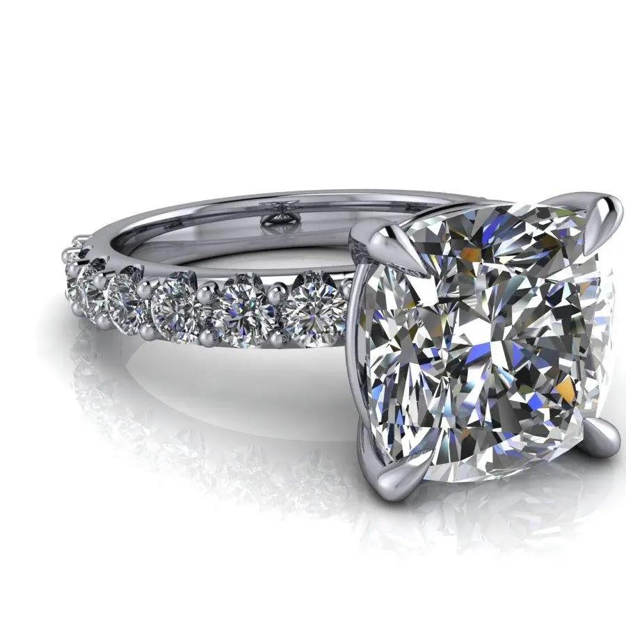 925 Silver Engagement Ring Bel Viaggio Designs, LLC