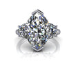 14kt white gold Engagement Ring Bel Viaggio Designs, LLC