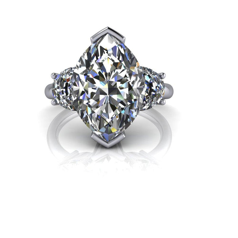 14kt white gold Engagement Ring Bel Viaggio Designs, LLC