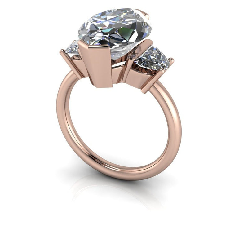 10kt rose gold Engagement Ring Bel Viaggio Designs, LLC