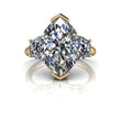 10kt yellow gold Engagement Ring Bel Viaggio Designs, LLC