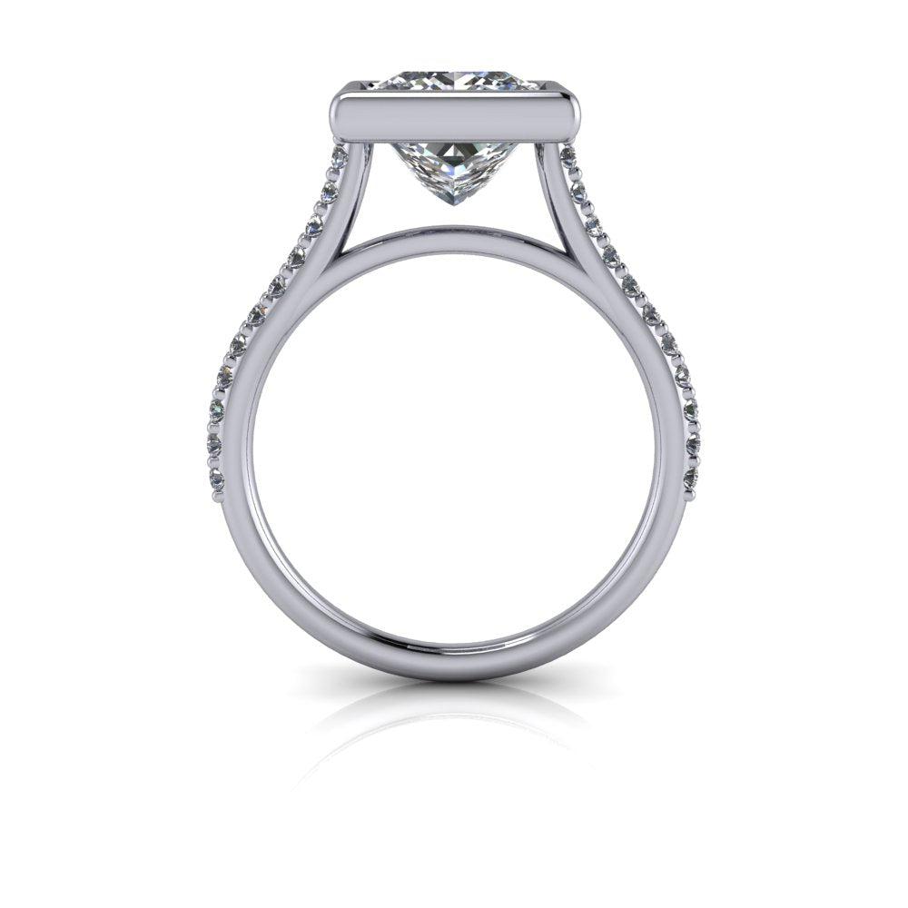 10kt rose gold Engagement Ring Bel Viaggio Designs, LLC