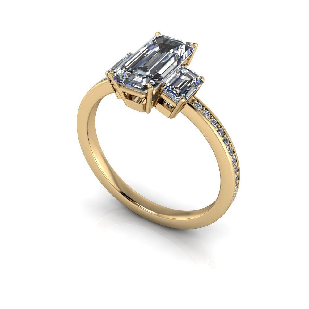 14kt yellow gold Engagement Ring Bel Viaggio Designs, LLC