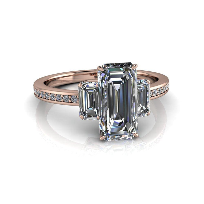 10kt rose gold Engagement Ring Bel Viaggio Designs, LLC