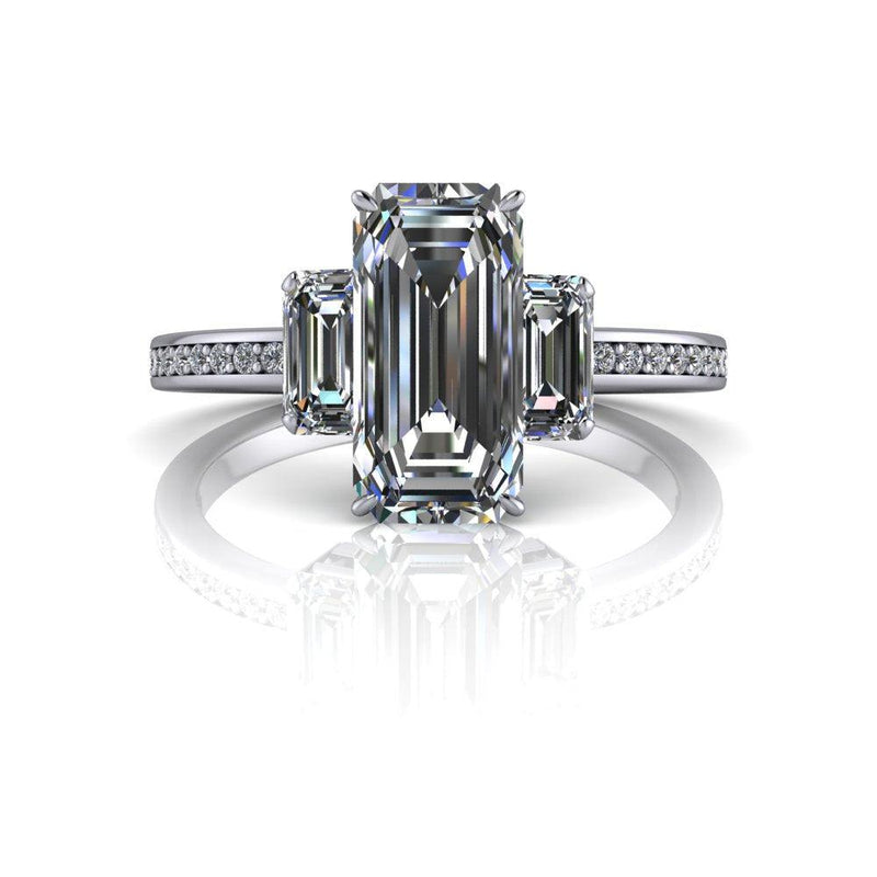 Silver Engagement Ring Bel Viaggio Designs, LLC