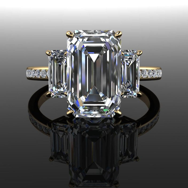 Silver Engagement Ring Bel Viaggio Designs, LLC