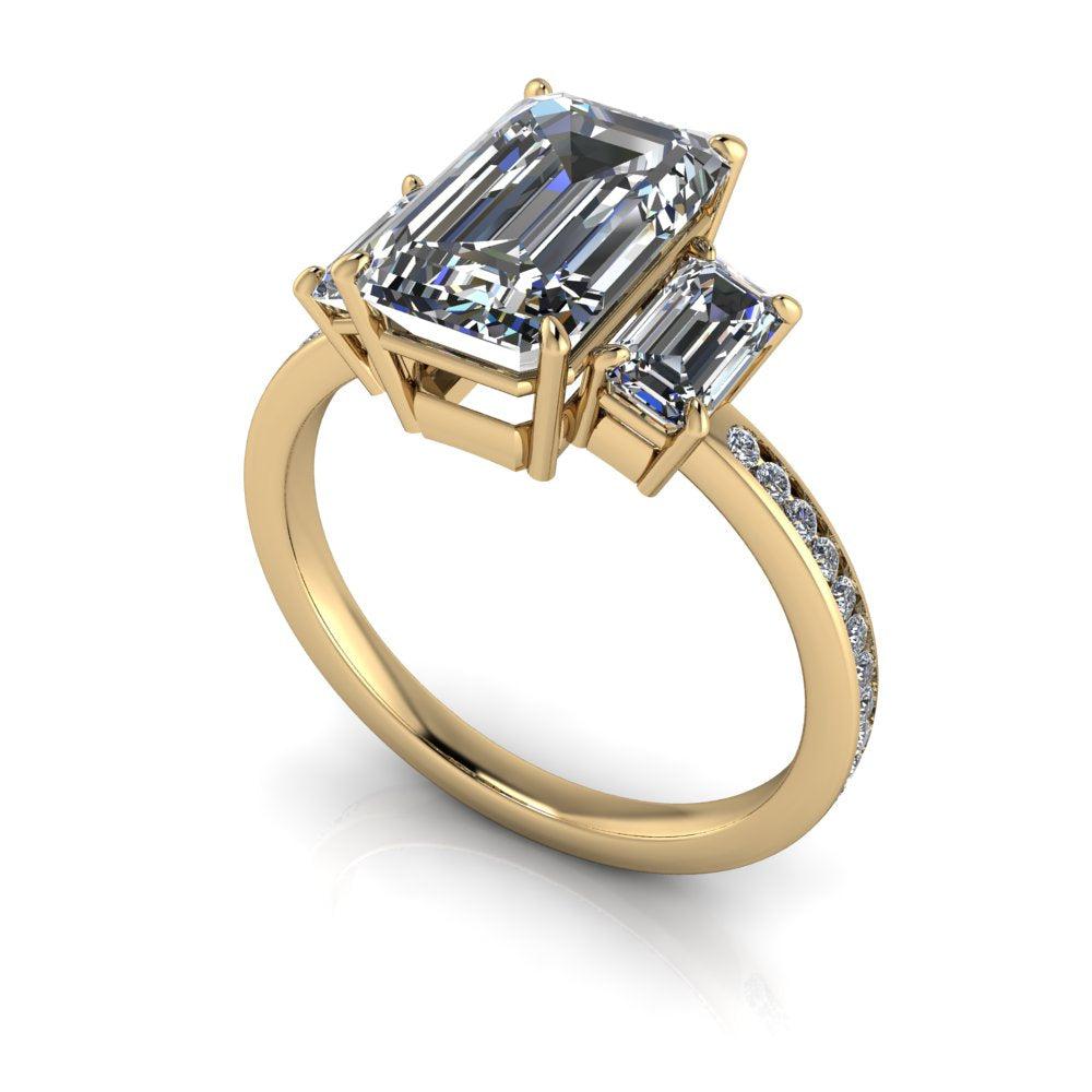 10kt yellow gold Engagement Ring Bel Viaggio Designs, LLC