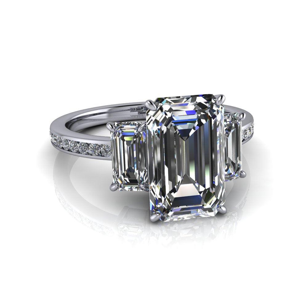 Silver Engagement Ring Bel Viaggio Designs, LLC