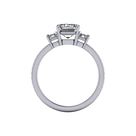 Silver Engagement Ring Bel Viaggio Designs, LLC