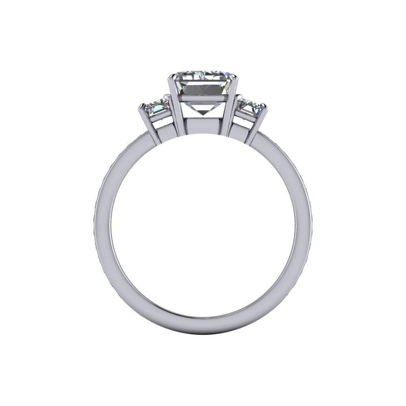 Silver Engagement Ring Bel Viaggio Designs, LLC