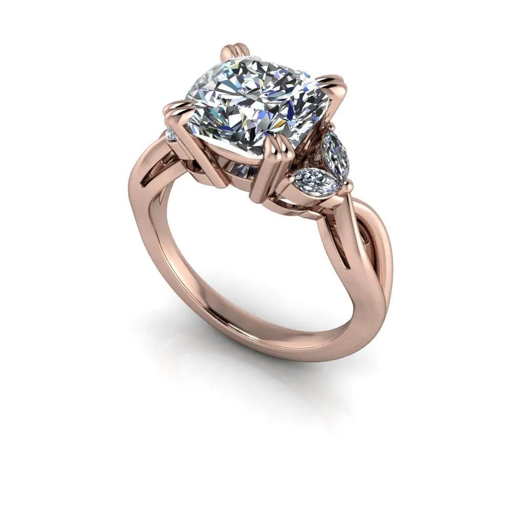 10kt rose gold Engagement Ring Bel Viaggio Designs, LLC