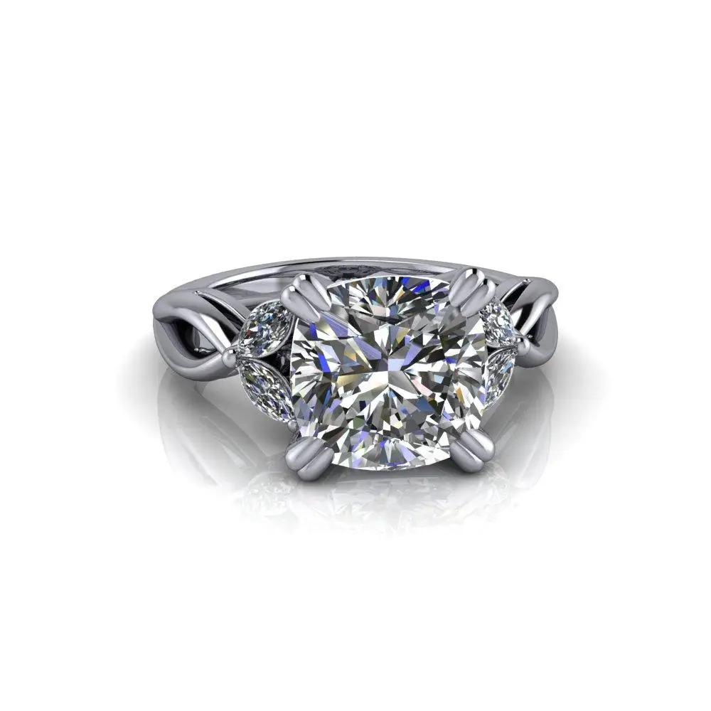 10kt white gold Engagement Ring Bel Viaggio Designs, LLC