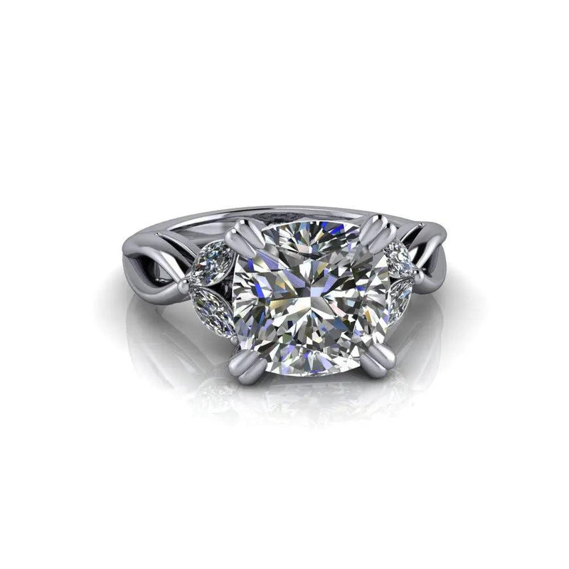 10kt white gold Engagement Ring Bel Viaggio Designs, LLC