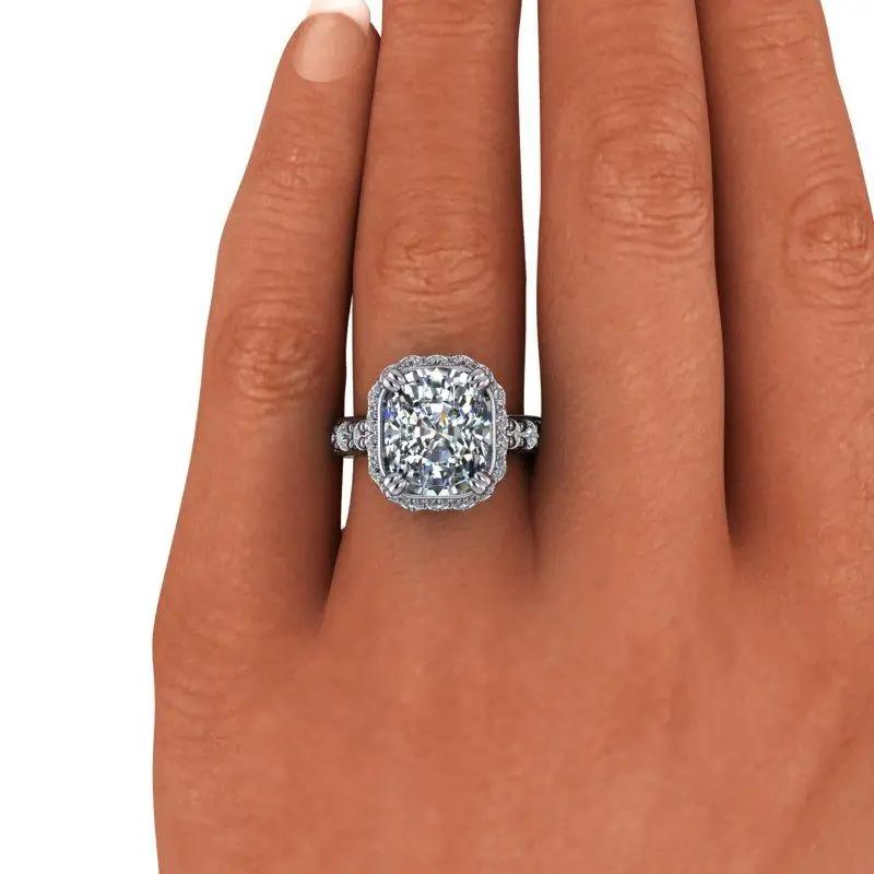 925 Silver Engagement Ring Bel Viaggio Designs, LLC