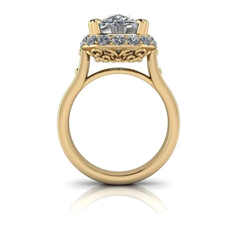 10kt yellow gold Engagement Ring Bel Viaggio Designs, LLC