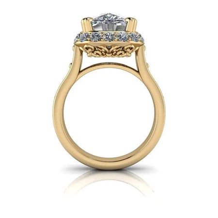 10kt yellow gold Engagement Ring Bel Viaggio Designs, LLC