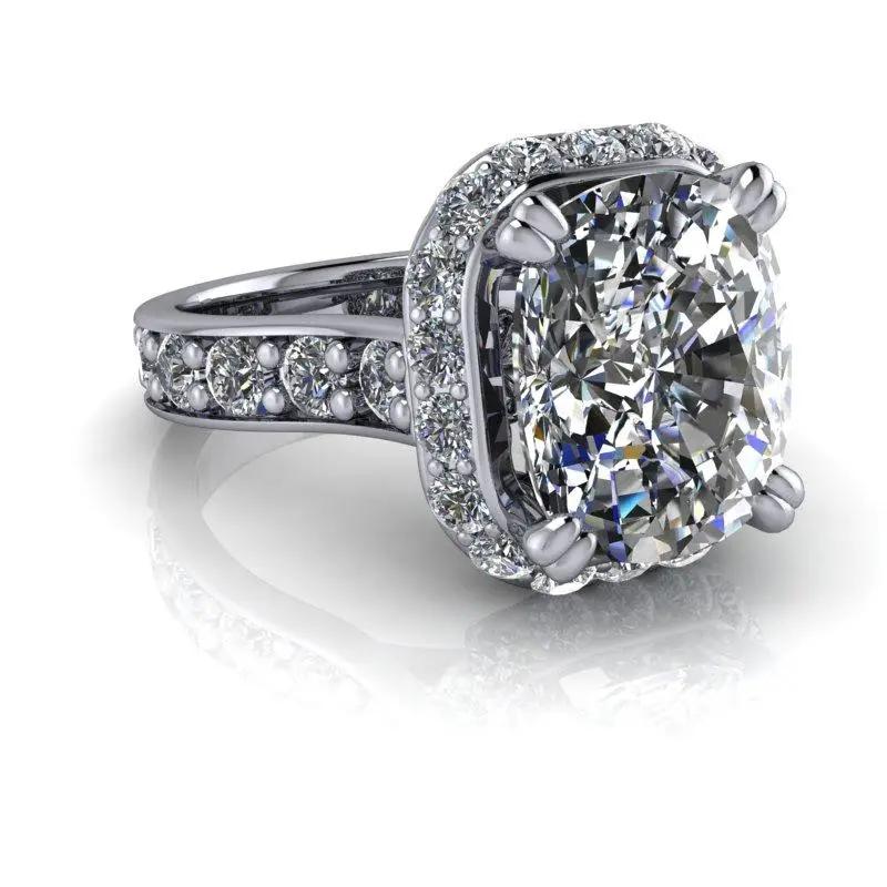 10kt white gold Engagement Ring Bel Viaggio Designs, LLC