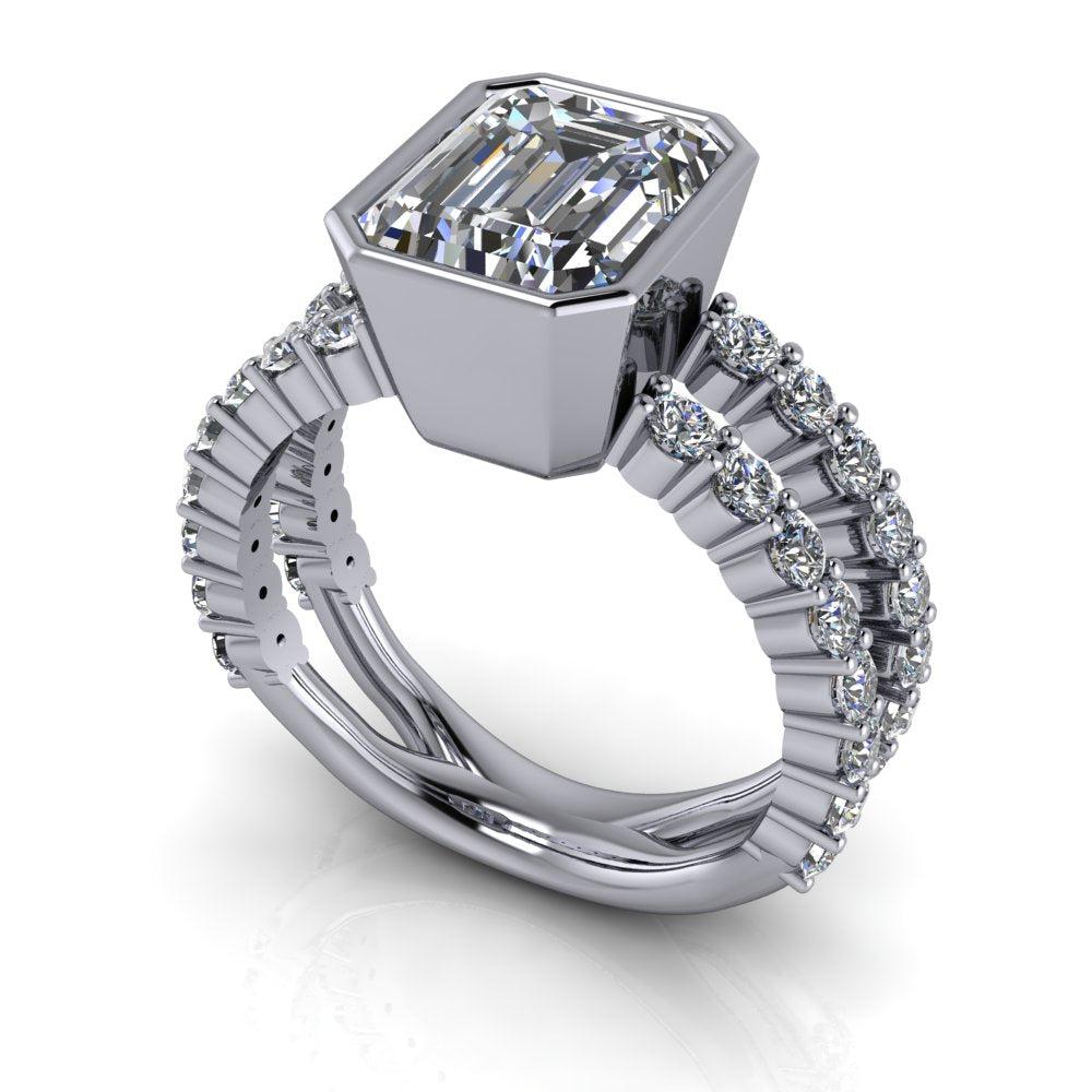 925 Silver Engagement Ring Bel Viaggio Designs, LLC