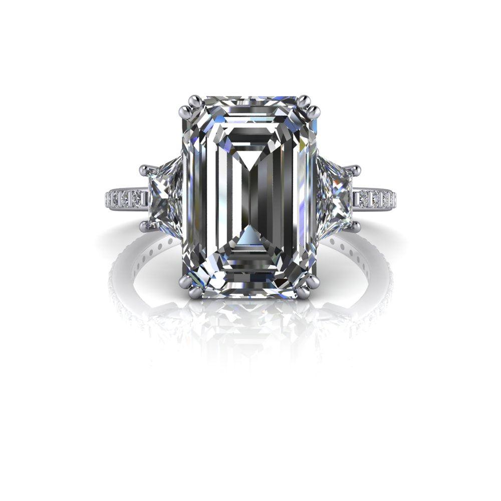 10kt white gold Engagement Ring Bel Viaggio Designs, LLC