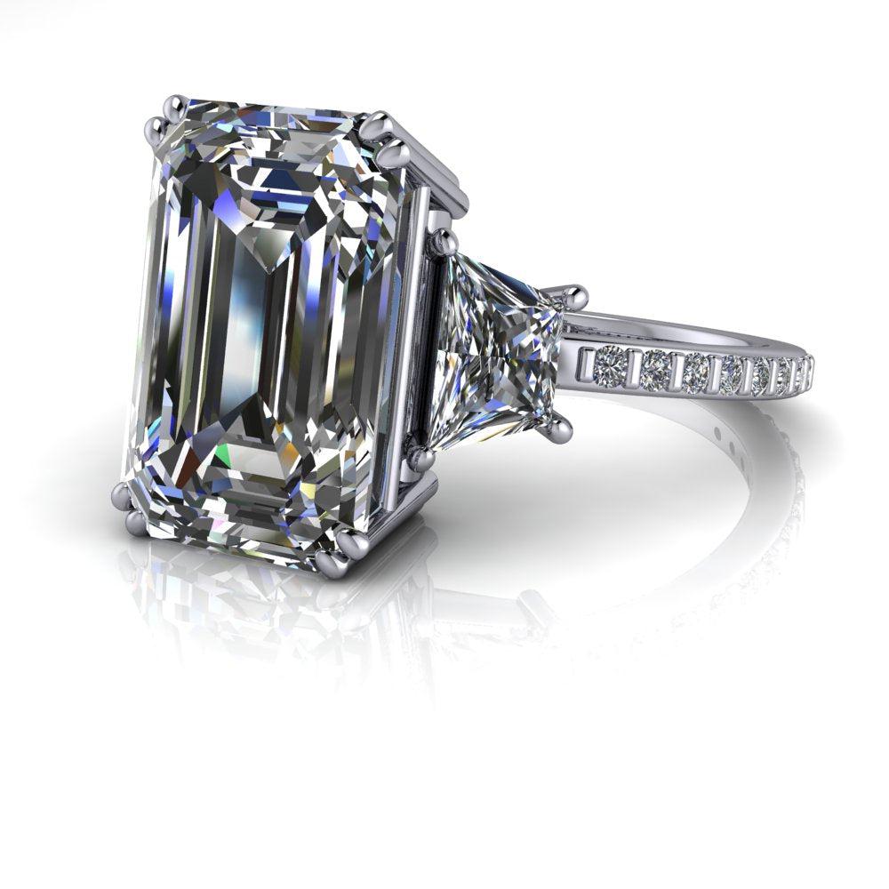 platinum Engagement Ring Bel Viaggio Designs, LLC