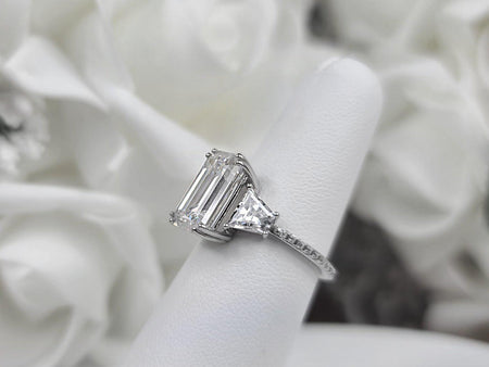 platinum Engagement Ring Bel Viaggio Designs, LLC