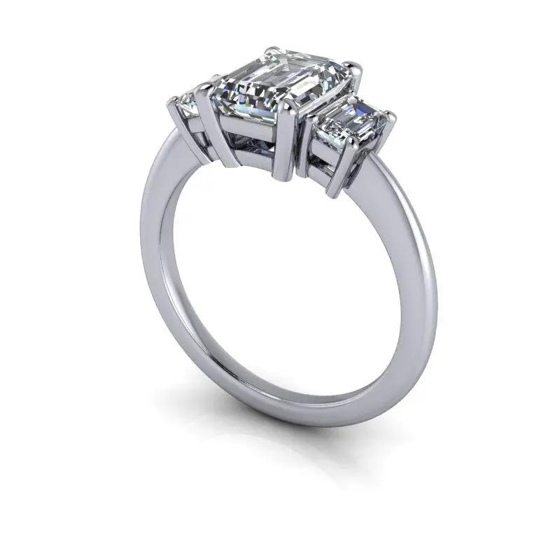 925 Silver Engagement Ring Bel Viaggio Designs, LLC