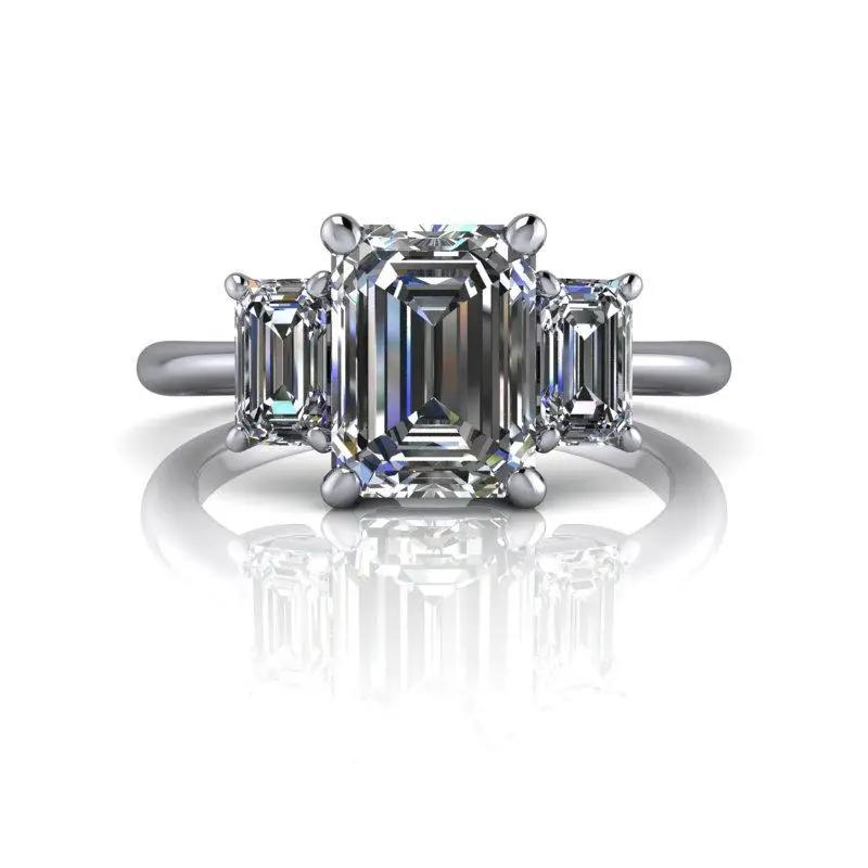 10kt white gold Engagement Ring Bel Viaggio Designs, LLC