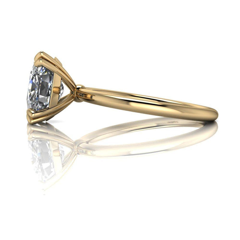 10kt yellow gold Engagement Ring Bel Viaggio Designs, LLC