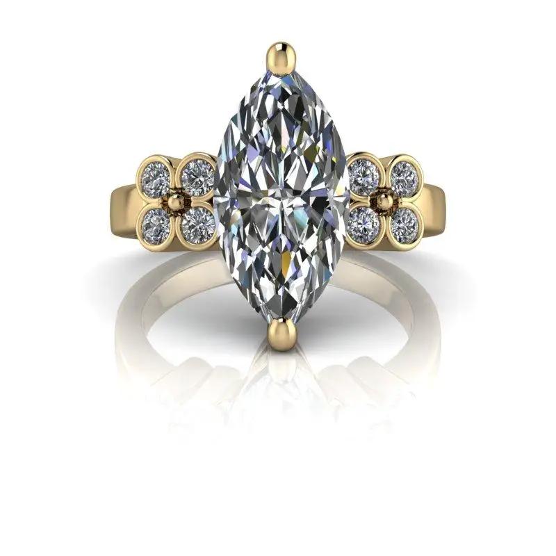 10kt yellow gold Engagement Ring Bel Viaggio Designs, LLC