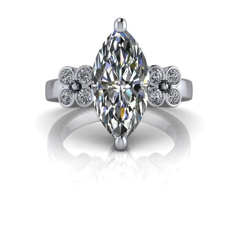 Silver Engagement Ring Bel Viaggio Designs, LLC