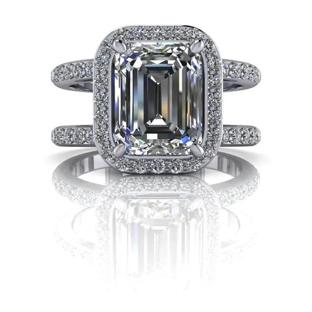 14 kt white gold Engagement Ring Bel Viaggio Designs, LLC