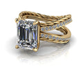 10kt yellow gold Engagement Ring Bel Viaggio Designs, LLC