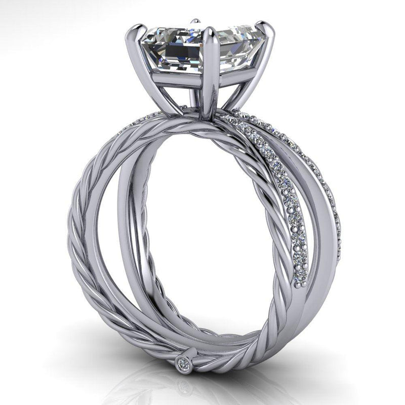 925 Silver Engagement Ring Bel Viaggio Designs, LLC