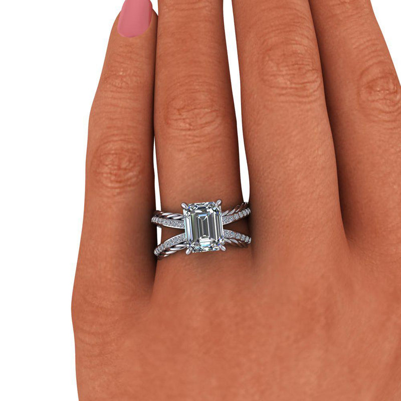 10kt rose gold Engagement Ring Bel Viaggio Designs, LLC