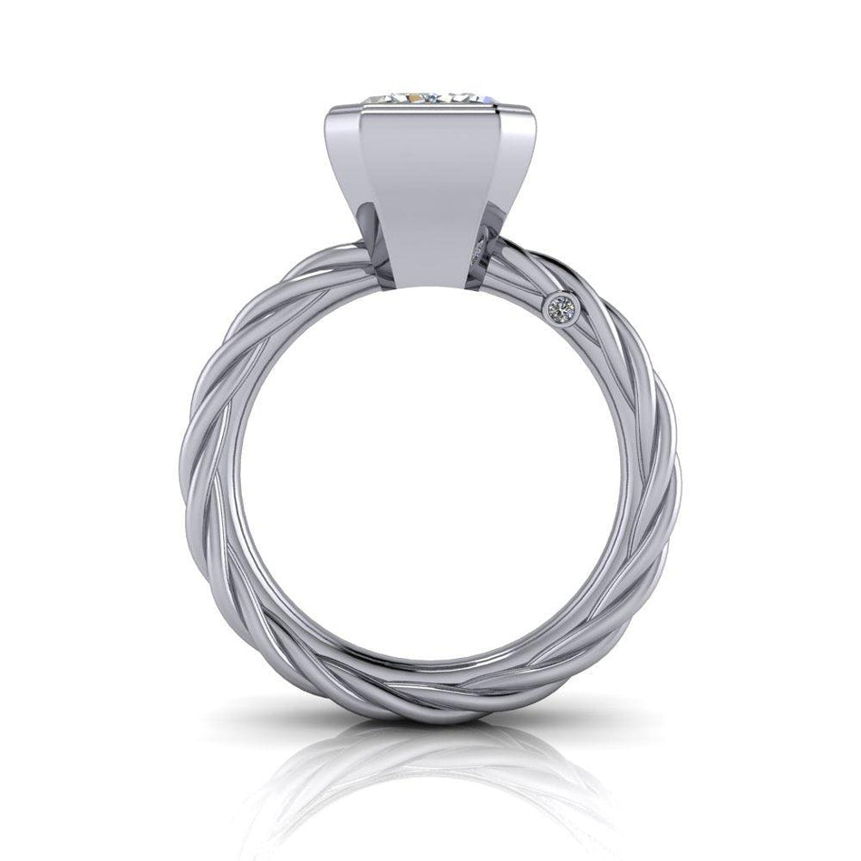 925 Silver Engagement Ring Bel Viaggio Designs, LLC