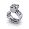 925 Silver Engagement Ring Bel Viaggio Designs, LLC