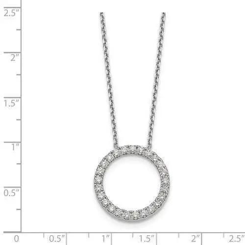 14 kt white gold necklace Bel Viaggio Designs, LLC