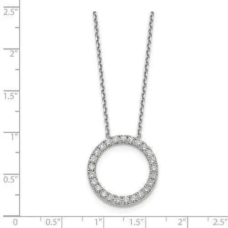 14 kt white gold necklace Bel Viaggio Designs, LLC