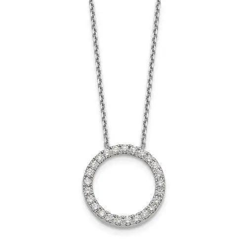 14 kt white gold necklace Bel Viaggio Designs, LLC