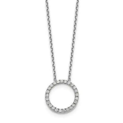 14 kt white gold necklace Bel Viaggio Designs, LLC