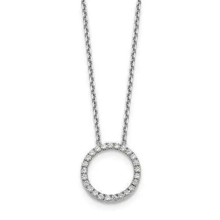 14 kt white gold necklace Bel Viaggio Designs, LLC