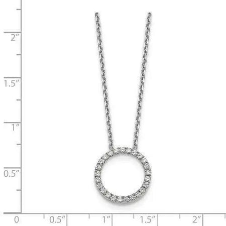 14 kt white gold necklace Bel Viaggio Designs, LLC