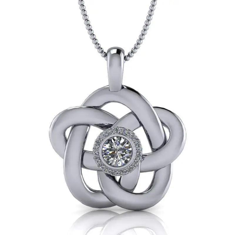 14 kt White Gold necklace Bel Viaggio Designs, LLC