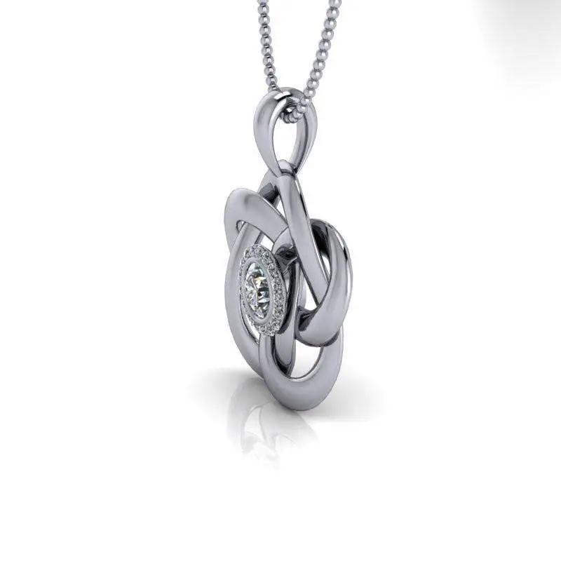 14 kt White Gold necklace Bel Viaggio Designs, LLC