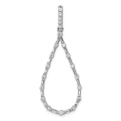 14 kt white gold necklace Bel Viaggio Designs, LLC