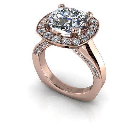 10kt rose gold Engagement Ring Bel Viaggio Designs, LLC